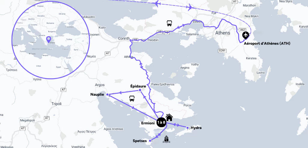 Séjour à la villa des Copines en Grèce